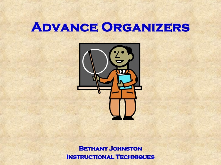 advanced organizers in teaching